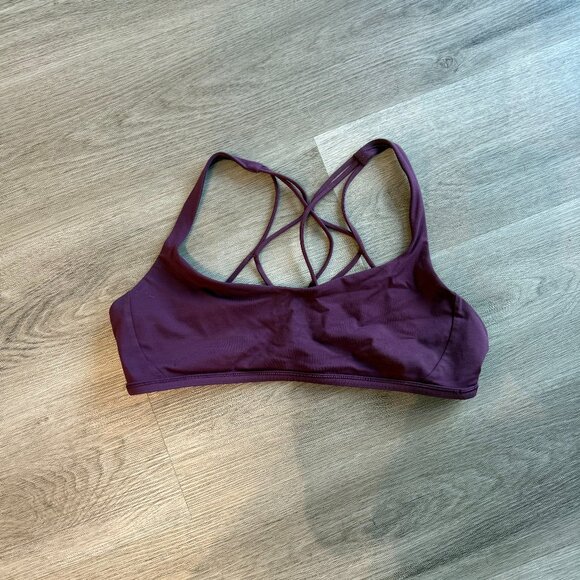 Lululemon Free to Be Bra — Plum — Size 12 - Picture 3 of 4